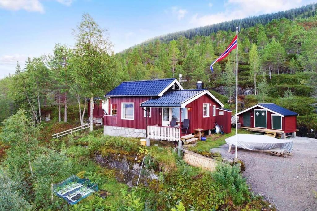 Cozy Cabin With A Great View Skamdal المظهر الخارجي الصورة