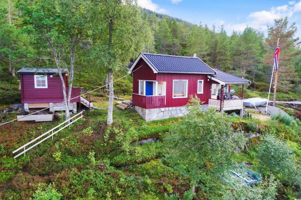 Cozy Cabin With A Great View Skamdal المظهر الخارجي الصورة